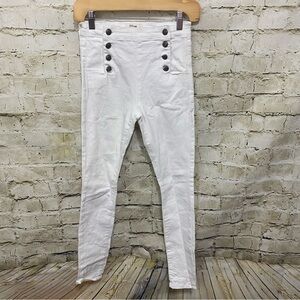 Cello White Sailor Denim Skinny Stretch Jeans